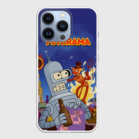 Чехол для iPhone 13 Pro с принтом Futurama в Курске,  |  | bender | fry | futurama | mult | бендер | бэндер | лила | мульт | мультсериал | мульфильмы | фрай | футутрама