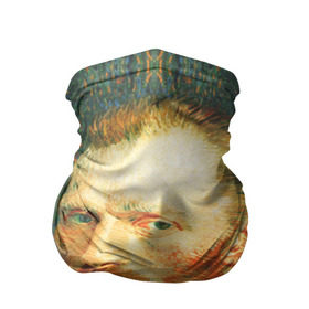 Бандана-труба 3D с принтом Ван Гог в Курске, 100% полиэстер, ткань с особыми свойствами — Activecool | плотность 150‒180 г/м2; хорошо тянется, но сохраняет форму | Тематика изображения на принте: ван гог | винсент | портрет