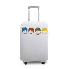 Чехол для чемодана 3D с принтом Beatles в Курске, 86% полиэфир, 14% спандекс | двустороннее нанесение принта, прорези для ручек и колес | beatles | битлз | битлы | рок | рок н рол