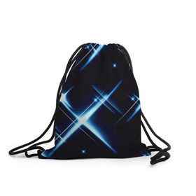 Рюкзак-мешок 3D с принтом Star в Курске, 100% полиэстер | плотность ткани — 200 г/м2, размер — 35 х 45 см; лямки — толстые шнурки, застежка на шнуровке, без карманов и подкладки | арт | блики | вселенная | звезды | ночь