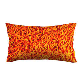 Подушка 3D антистресс с принтом Морковь в Курске, наволочка — 100% полиэстер, наполнитель — вспененный полистирол | состоит из подушки и наволочки на молнии | морковь | овощи | оранжевый | салат