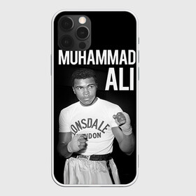 Чехол для iPhone 12 Pro с принтом Muhammad Ali в Курске, силикон | область печати: задняя сторона чехла, без боковых панелей | ali | boxing | muhammad ali |   |  muhammad |  бокс | али | боксер | мухамад. мухаммад | мухаммед | мухаммед али