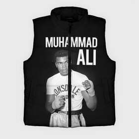 Мужской жилет утепленный 3D с принтом Muhammad Ali в Курске,  |  | ali | boxing | muhammad ali |   |  muhammad |  бокс | али | боксер | мухамад. мухаммад | мухаммед | мухаммед али