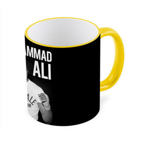 Кружка 3D с принтом Muhammad Ali в Курске, керамика | ёмкость 330 мл | ali | boxing | muhammad ali |   |  muhammad |  бокс | али | боксер | мухамад. мухаммад | мухаммед | мухаммед али