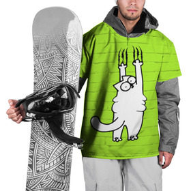 Накидка на куртку 3D с принтом Simon`s cat 3 в Курске, 100% полиэстер |  | fitness | kitty | simon cat | simons | simons cat | голодный кот | для жирных | для толстых | жир | кот | кот саймона | котик | кошка | с котами | саймон | спорт | толстая | толстый | фитнес | фитнесс