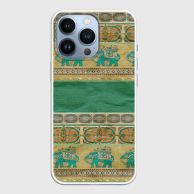 Чехол для iPhone 13 Pro с принтом Орнамент в Курске,  |  | индия | орнамент | слон | узон