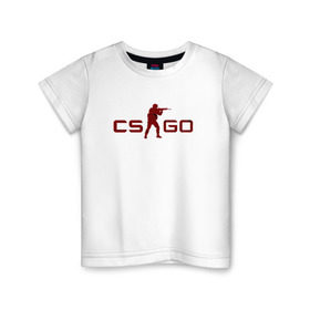 Детская футболка хлопок с принтом cs:go - Crimson Web Style (Кровавая паутина) в Курске, 100% хлопок | круглый вырез горловины, полуприлегающий силуэт, длина до линии бедер | cs | csgo | go | бордовый | красный | кровь | кс | цвет