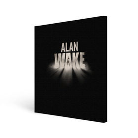 Холст квадратный с принтом Alan Wake в Курске, 100% ПВХ |  | alan | wake | алан уэйк | игра