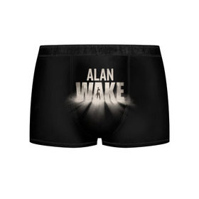 Мужские трусы 3D с принтом Alan Wake в Курске, 50% хлопок, 50% полиэстер | классическая посадка, на поясе мягкая тканевая резинка | alan | wake | алан уэйк | игра