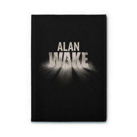 Обложка для автодокументов с принтом Alan Wake в Курске, натуральная кожа |  размер 19,9*13 см; внутри 4 больших “конверта” для документов и один маленький отдел — туда идеально встанут права | alan | wake | алан уэйк | игра