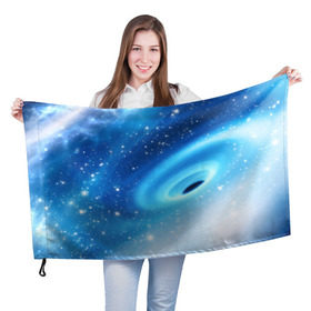 Флаг 3D с принтом Неизведанная галактика в Курске, 100% полиэстер | плотность ткани — 95 г/м2, размер — 67 х 109 см. Принт наносится с одной стороны | вселенная | галактика | звёзды | камета | космос | метеориты | метеоры | млечный путь | орбита | планеты | солнечная система