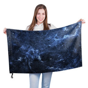 Флаг 3D с принтом Безмолвный космос в Курске, 100% полиэстер | плотность ткани — 95 г/м2, размер — 67 х 109 см. Принт наносится с одной стороны | вселенная | галактика | звёзды | камета | космос | метеориты | метеоры | млечный путь | орбита | планеты | солнечная система