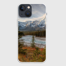 Чехол для iPhone 13 mini с принтом Осень в горах в Курске,  |  | горы | лес | осень | пейзаж