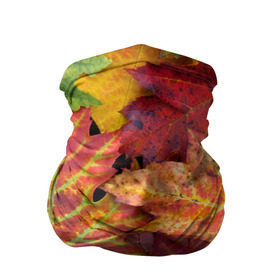 Бандана-труба 3D с принтом Осенняя пора в Курске, 100% полиэстер, ткань с особыми свойствами — Activecool | плотность 150‒180 г/м2; хорошо тянется, но сохраняет форму | жёлтый | красный | листва | листья | осень