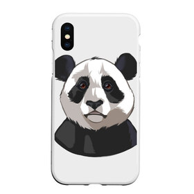 Чехол для iPhone XS Max матовый с принтом Panda в Курске, Силикон | Область печати: задняя сторона чехла, без боковых панелей | милый | панда