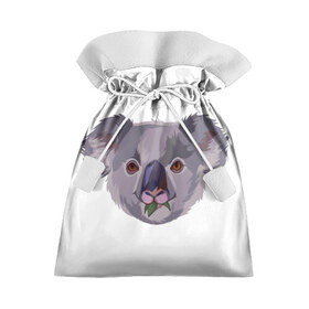 Подарочный 3D мешок с принтом Koala в Курске, 100% полиэстер | Размер: 29*39 см | Тематика изображения на принте: животные | забавный | коала | милый