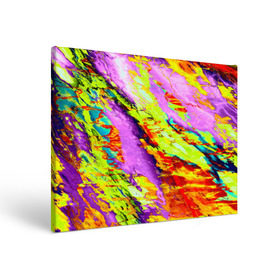Холст прямоугольный с принтом Акварельные краски в Курске, 100% ПВХ |  | абстракция | абстракция красок | краска | цветные