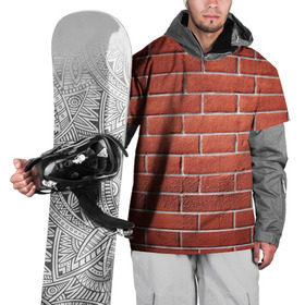 Накидка на куртку 3D с принтом Красный кирпич в Курске, 100% полиэстер |  | Тематика изображения на принте: бетон | камень | кирпич | мощь | стена | строительство | стройка | цемент