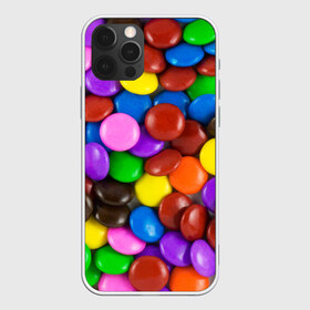 Чехол для iPhone 12 Pro Max с принтом Цветные конфетки в Курске, Силикон |  | Тематика изображения на принте: вкусняшки | драже | конфеты | лакомство | сладости | шоколад
