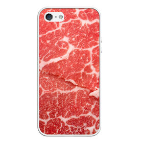 Чехол силиконовый для Телефон Apple iPhone 5/5S с принтом Кусок мяса в Курске, Силикон | Область печати: задняя сторона чехла, без боковых панелей | баранина | бекон | белок | говядина | еда | жилы | кровь | кусок | мощь | мышцы | мясо | нарезка | отбивная | пища | протеин | свинина | сила | телятина | туша | филе | хрящи