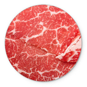 Коврик круглый с принтом Кусок мяса в Курске, резина и полиэстер | круглая форма, изображение наносится на всю лицевую часть | баранина | бекон | белок | говядина | еда | жилы | кровь | кусок | мощь | мышцы | мясо | нарезка | отбивная | пища | протеин | свинина | сила | телятина | туша | филе | хрящи