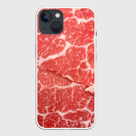 Чехол для iPhone 13 с принтом Кусок мяса в Курске,  |  | Тематика изображения на принте: баранина | бекон | белок | говядина | еда | жилы | кровь | кусок | мощь | мышцы | мясо | нарезка | отбивная | пища | протеин | свинина | сила | телятина | туша | филе | хрящи
