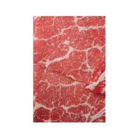 Обложка для паспорта матовая кожа с принтом Кусок мяса в Курске, натуральная матовая кожа | размер 19,3 х 13,7 см; прозрачные пластиковые крепления | Тематика изображения на принте: баранина | бекон | белок | говядина | еда | жилы | кровь | кусок | мощь | мышцы | мясо | нарезка | отбивная | пища | протеин | свинина | сила | телятина | туша | филе | хрящи