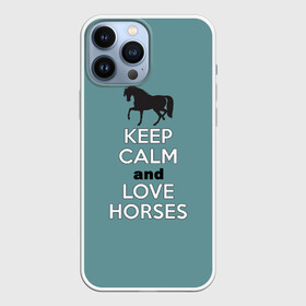 Чехол для iPhone 13 Pro Max с принтом KCaLH в Курске,  |  | Тематика изображения на принте: кони | лошади