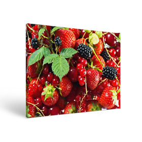 Холст прямоугольный с принтом Любимые ягоды в Курске, 100% ПВХ |  | Тематика изображения на принте: вкусно | голубика | дача | деревня | ежевика | зелень | клубника | малина | огород | полезно | сад | смородина | сок | фрукты | черника | шиповник | ягоды