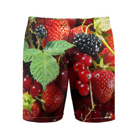 Мужские шорты 3D спортивные с принтом Любимые ягоды в Курске,  |  | вкусно | голубика | дача | деревня | ежевика | зелень | клубника | малина | огород | полезно | сад | смородина | сок | фрукты | черника | шиповник | ягоды