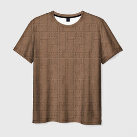 Мужская футболка 3D с принтом Бронированная обшивка в Курске, 100% полиэфир | прямой крой, круглый вырез горловины, длина до линии бедер | броня | заклепки | защита | металл | текстура