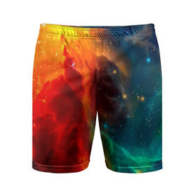 Мужские шорты 3D спортивные с принтом Atlantis nebula в Курске,  |  | вселенная | звезды | космос