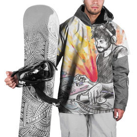Накидка на куртку 3D с принтом DJ в Курске, 100% полиэстер |  | dj | диджей | музыка | пати