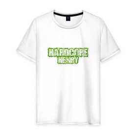 Мужская футболка хлопок с принтом Hardcore Henry в Курске, 100% хлопок | прямой крой, круглый вырез горловины, длина до линии бедер, слегка спущенное плечо. | 