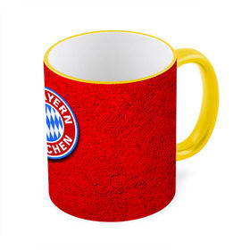 Кружка 3D с принтом Бавария лого в Курске, керамика | ёмкость 330 мл | Тематика изображения на принте: bayern | munchen | бавария | мюнхен | фк | фк бавария | футбол