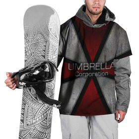 Накидка на куртку 3D с принтом Umbrella corps в Курске, 100% полиэстер |  | Тематика изображения на принте: resident evil | вирус | зомби