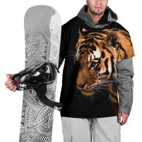 Накидка на куртку 3D с принтом Тигр в Курске, 100% полиэстер |  | полосы | хищник