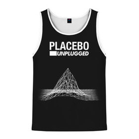 Мужская майка 3D с принтом Placebo в Курске, 100% полиэстер | круглая горловина, приталенный силуэт, длина до линии бедра. Пройма и горловина окантованы тонкой бейкой | Тематика изображения на принте: placebo | брайан молко | молко | плацебо | плейсибо | плэйсибо