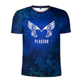 Мужская футболка 3D спортивная с принтом Placebo лого в Курске, 100% полиэстер с улучшенными характеристиками | приталенный силуэт, круглая горловина, широкие плечи, сужается к линии бедра | Тематика изображения на принте: placebo | брайан молко | молко | плацебо | плейсибо | плэйсибо