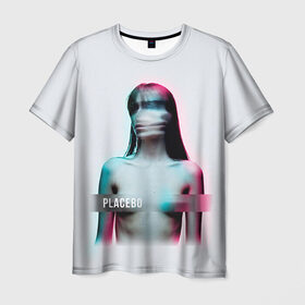 Мужская футболка 3D с принтом Placebo Meds в Курске, 100% полиэфир | прямой крой, круглый вырез горловины, длина до линии бедер | Тематика изображения на принте: placebo | брайан молко | молко | плацебо | плейсибо | плэйсибо