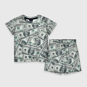 Детский костюм с шортами 3D с принтом Банкноты в Курске,  |  | Тематика изображения на принте: dollars | swag | бабло | банкноты | деньги | доллары | кеш | сваг | свег | свэг