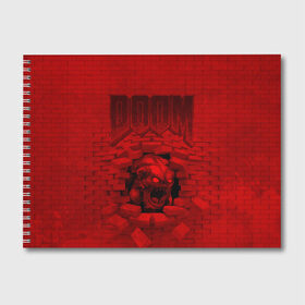 Альбом для рисования с принтом Демон в Курске, 100% бумага
 | матовая бумага, плотность 200 мг. | 