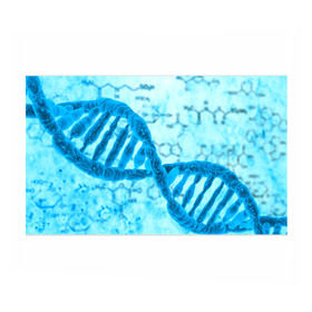 Бумага для упаковки 3D с принтом ДНК в Курске, пластик и полированная сталь | круглая форма, металлическое крепление в виде кольца | абстракция | биология | днк | молекула | синяя.цепочка | формула