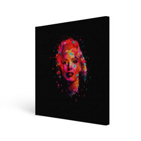 Холст квадратный с принтом Marilyn Monroe Art в Курске, 100% ПВХ |  | art | marilyn monroe | живопись | искусство | мэрилин монро