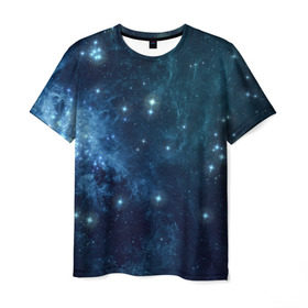 Мужская футболка 3D с принтом Слияние галактик в Курске, 100% полиэфир | прямой крой, круглый вырез горловины, длина до линии бедер | вселенная | галактика | звёзды | комета | космос | метеориты | метеоры | созвездия