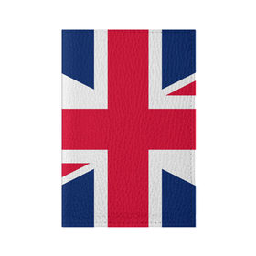 Обложка для паспорта матовая кожа с принтом Великобритания в Курске, натуральная матовая кожа | размер 19,3 х 13,7 см; прозрачные пластиковые крепления | Тематика изображения на принте: англия | британия