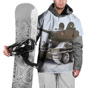 Накидка на куртку 3D с принтом Танк т34-85 в Курске, 100% полиэстер |  | Тематика изображения на принте: 34 85 | армия | танк