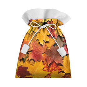 Подарочный 3D мешок с принтом Осень на дворе в Курске, 100% полиэстер | Размер: 29*39 см | Тематика изображения на принте: бордовый | жёлтый | красный | листва | листья