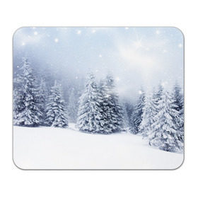 Коврик прямоугольный с принтом Зимняя пора в Курске, натуральный каучук | размер 230 х 185 мм; запечатка лицевой стороны | вьюга | горы | зима | лес | метель | мороз | пейзаж | пурга | снег | снегопад | сосулька | стужа | сугроб | холод