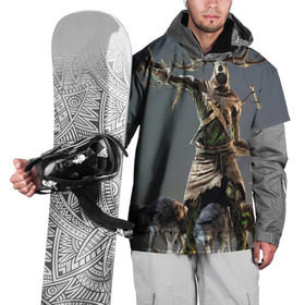 Накидка на куртку 3D с принтом Леший в Курске, 100% полиэстер |  | gerald | wild hunt | witcher | ведьмак | геральд | дикая охота